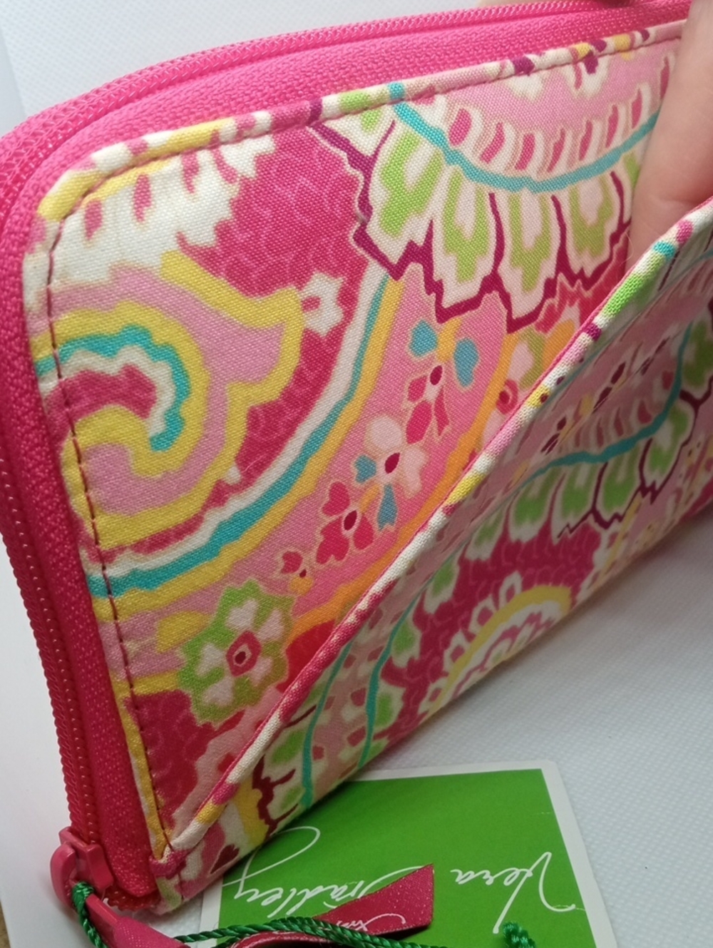 VERA BRADLEY LARGE ZIP AROUND WALLET - Picture 6 of 9